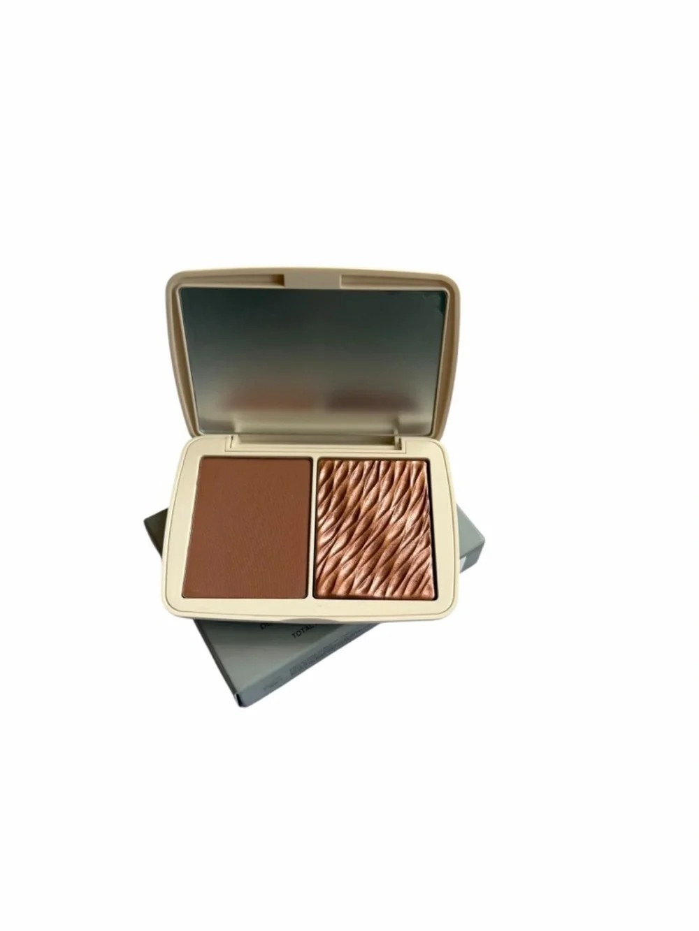 Cover FX Monochromatic Bronzer & Shimmer Duo - Suntan Bronze Full Size NEW